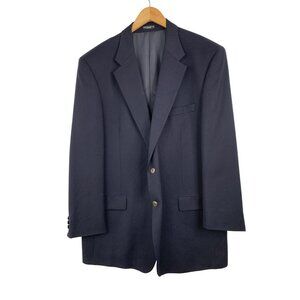 Todays Man Super 100s Wool Jet Black Blazer Jacket Size 46L Tall Canada 8899